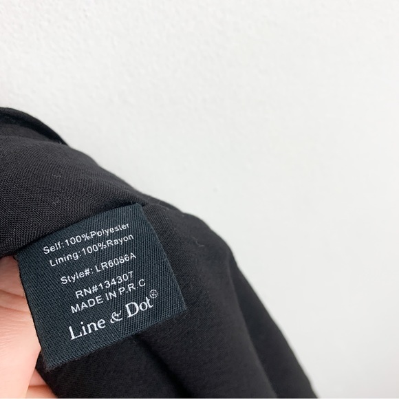 Revolve Line + Dot Celeste Black Sheer Romper Sz S - Picture 12 of 12